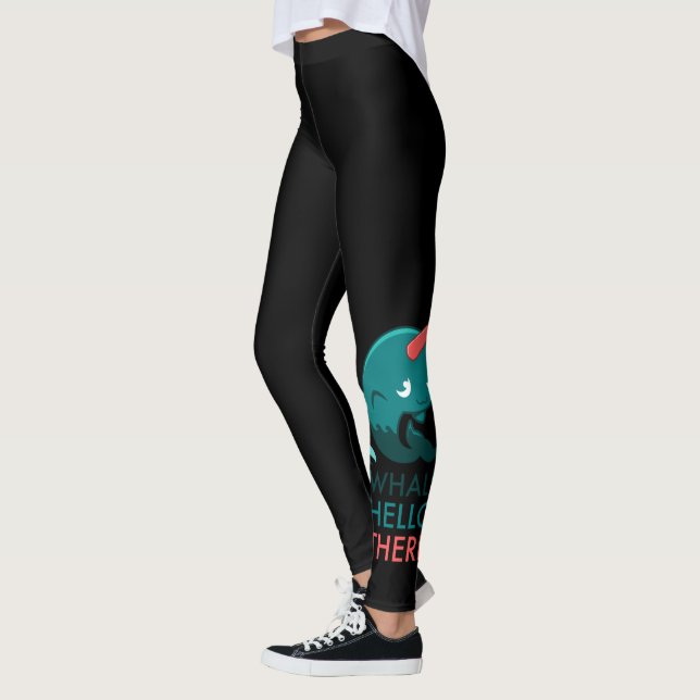 Legging Caneleiras de Narwhal (Esquerda)