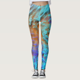 Legging Caneleiras de Spiralz do por do sol pelo Haydee