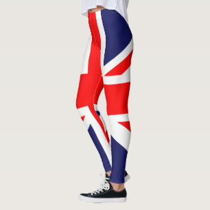 Legging Caneleiras de Union Jack Grâ Bretanha