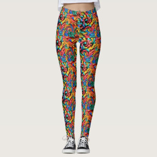 Legging Caneleiras derretidas dos pastéis