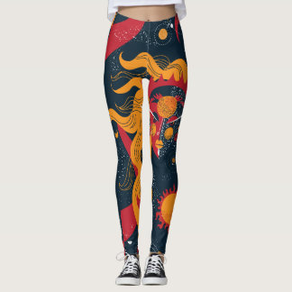 Legging Caneleiras do AF/calças estéticas radicais da ioga