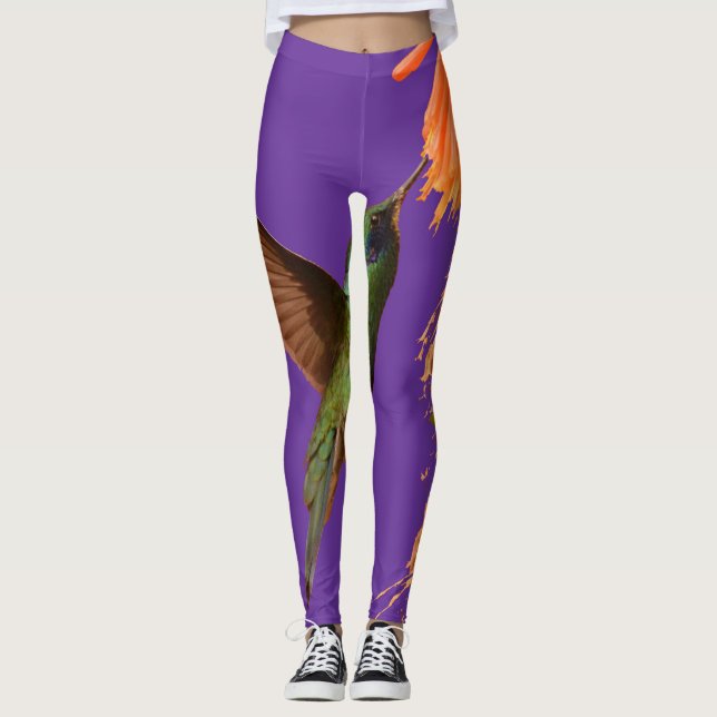 Legging Caneleiras do amante do colibri (Frente)