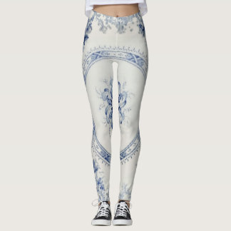 Legging Caneleiras do azul de Victoria