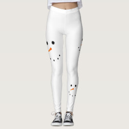 Legging Caneleiras do boneco de neve