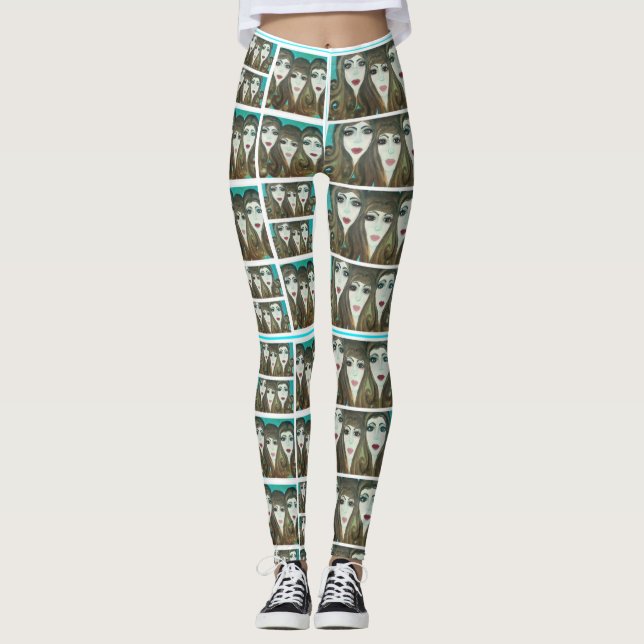 Legging Caneleiras do borracho da praia (Frente)