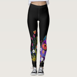 Legging Caneleiras do buldogue francês de BINDI FRENCHIE-