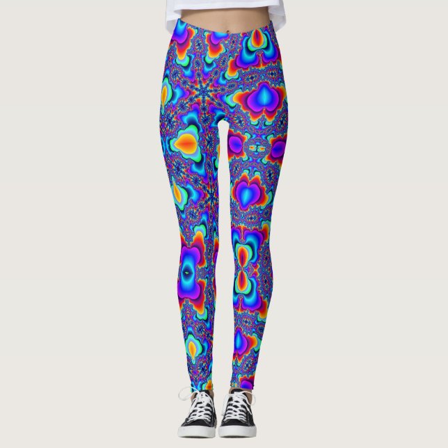 LEGGING CANELEIRAS DO CARNAVAL (EXPLOSÃO DO FRACTAL) (Frente)