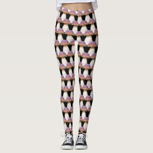 Legging caneleiras do cogumelo