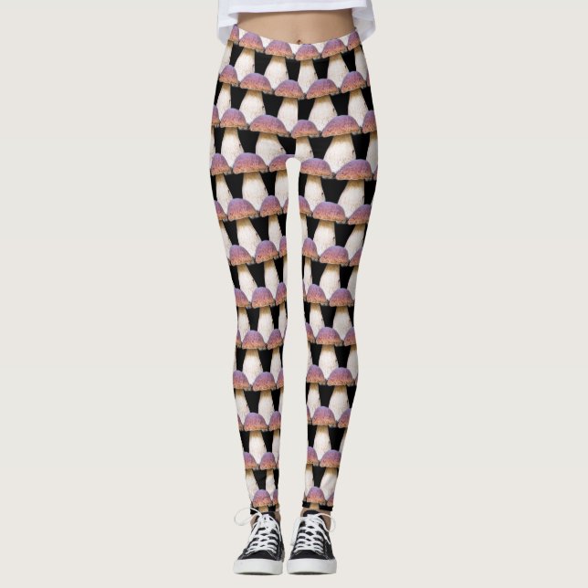 Legging caneleiras do cogumelo (Frente)