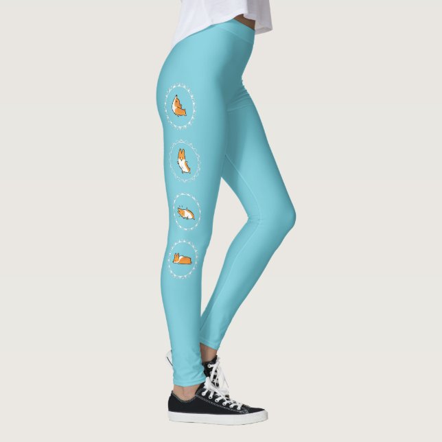 Legging Caneleiras do Corgi de Namaste (Direita)