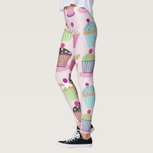 Legging Caneleiras do cupcake