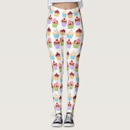 Legging Caneleiras do cupcake