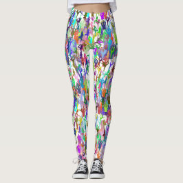 Legging Caneleiras do design das poses da ioga