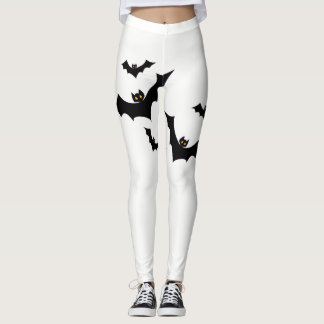 Legging Caneleiras do Dia das Bruxas do teste padrão do