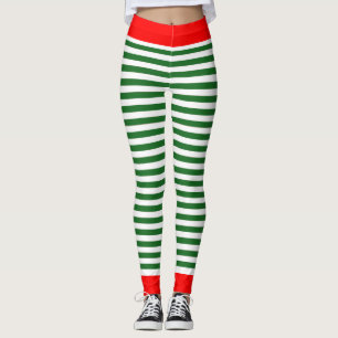 Legging Caneleiras do duende do feriado - calças do traje