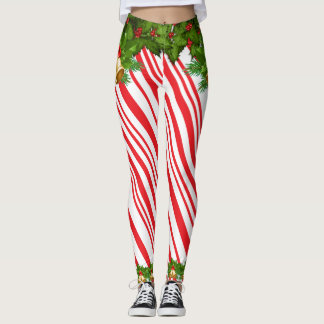 Legging Caneleiras do duende do Natal