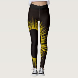 Legging Caneleiras do eclipse solar