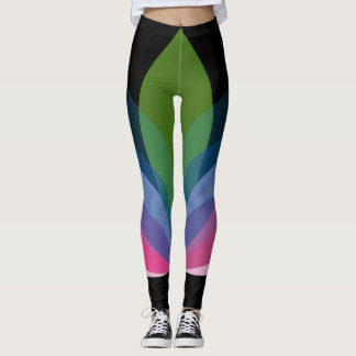 Legging Caneleiras do exercício projetadas pelo ajustado