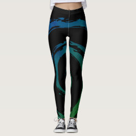 Legging Caneleiras do exercício projetadas pelo ajustado