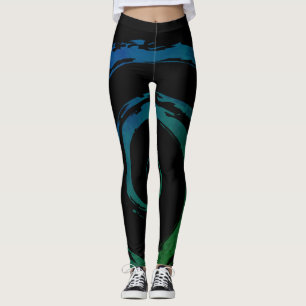 Legging Caneleiras do exercício projetadas pelo ajustado