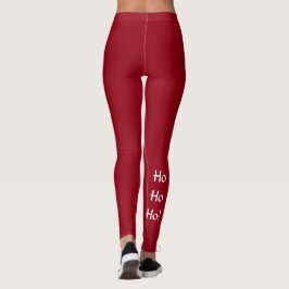 Legging Caneleiras do feriado Ho ho ho