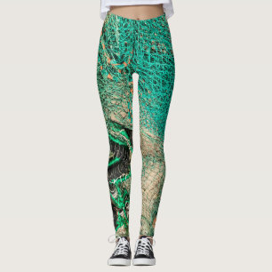 Legging Caneleiras do Fishnet