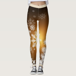 Legging Caneleiras do floco de neve