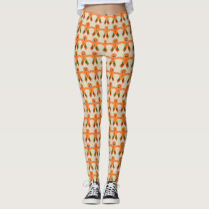 Legging Caneleiras do homem de pão-de-espécie da festa d