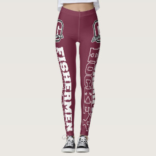 Legging Caneleiras do hóquei das meninas dos pescadores