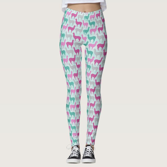 Legging Caneleiras do lama (Frente)