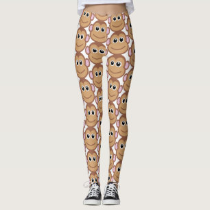 Legging Caneleiras do macaco