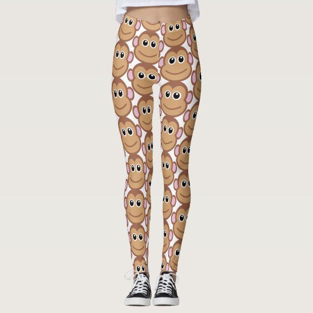 Legging Caneleiras do macaco (Frente)