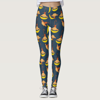 Legging Caneleiras do macaco