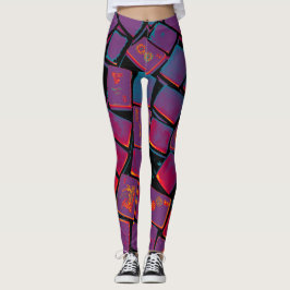 Legging Caneleiras do Mah Jongg