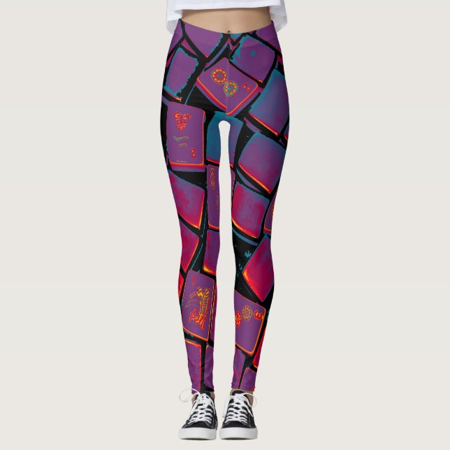 Legging Caneleiras do Mah Jongg (Frente)