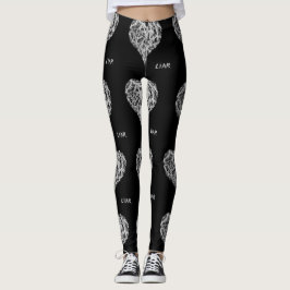 Legging Caneleiras do mentiroso, pretas