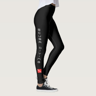 LEGGING CANELEIRAS DO MERGULHO AUTÓNOMO, BANDEIRA DOS