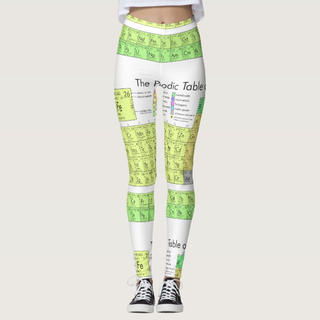 Legging Caneleiras do nerd da ciência (Frente)