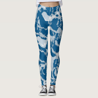 Legging Caneleiras do oceano