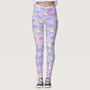 Legging Caneleiras do pastel de Ahegao