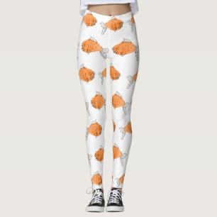 Legging Caneleiras do peixe dourado