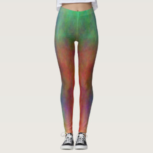Legging Caneleiras do plasma 1 do arco-íris