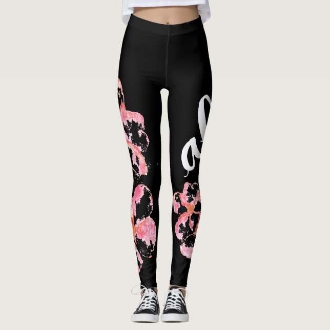 Legging Caneleiras do Plumeria Aloha (Frente)