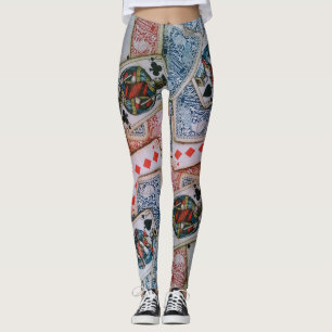 Legging Caneleiras do "póquer"