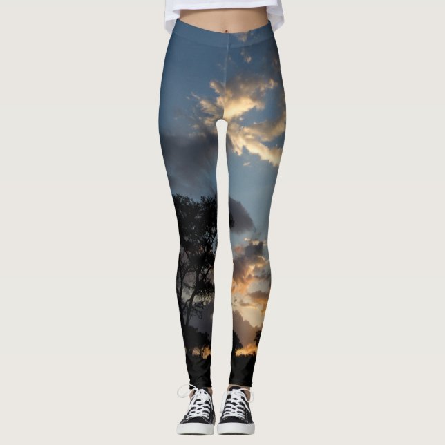 Legging Caneleiras do por do sol (Frente)