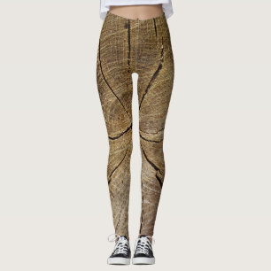Legging Caneleiras do secção transversal do carvalho