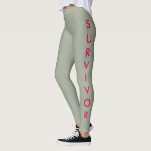 LEGGING CANELEIRAS DO SOBREVIVENTE DO CANCRO DA MAMA DAS