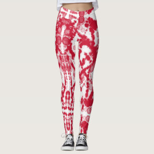 Legging Caneleiras do Splatter do sangue
