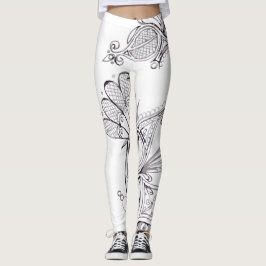 Legging Caneleiras do tatuagem