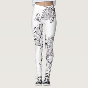 Legging Caneleiras do tatuagem